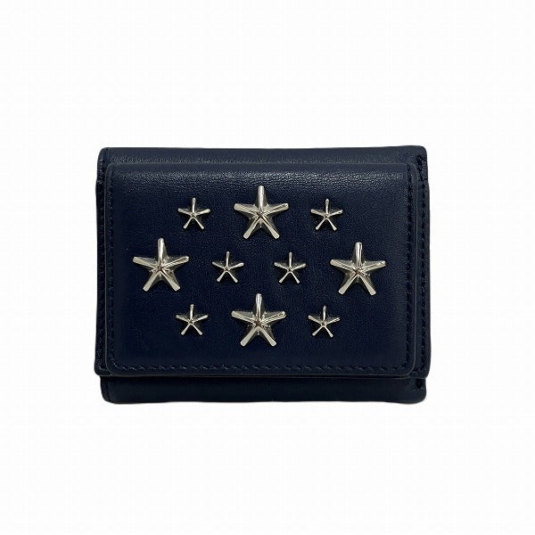 Jimmy Choo Jayden Leather Compact Wallet in Good Condition