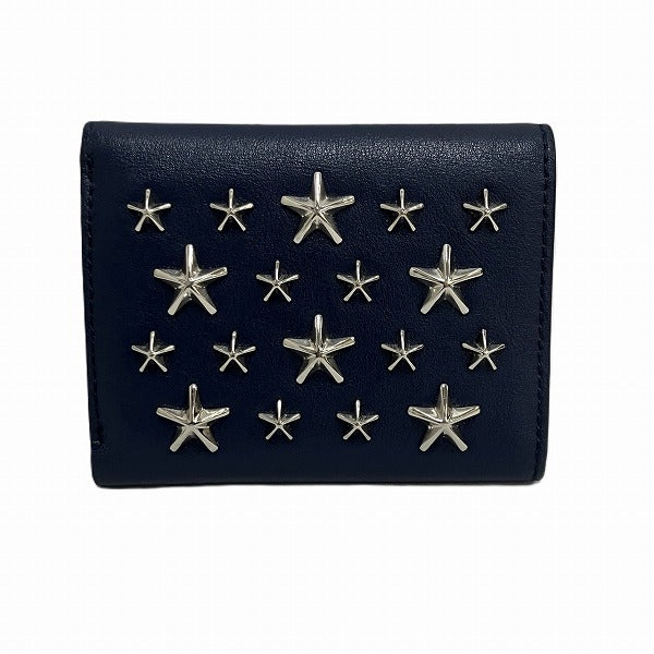 Jimmy Choo Jayden Leather Compact Wallet in Good Condition