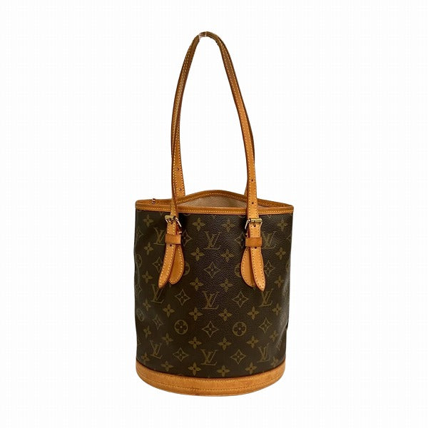 Louis Vuitton Monogram Petit Bucket Tote Bag M42238