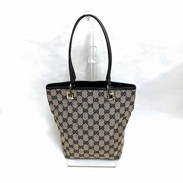 Gucci GG Canvas Leather Tote Bag 0021099