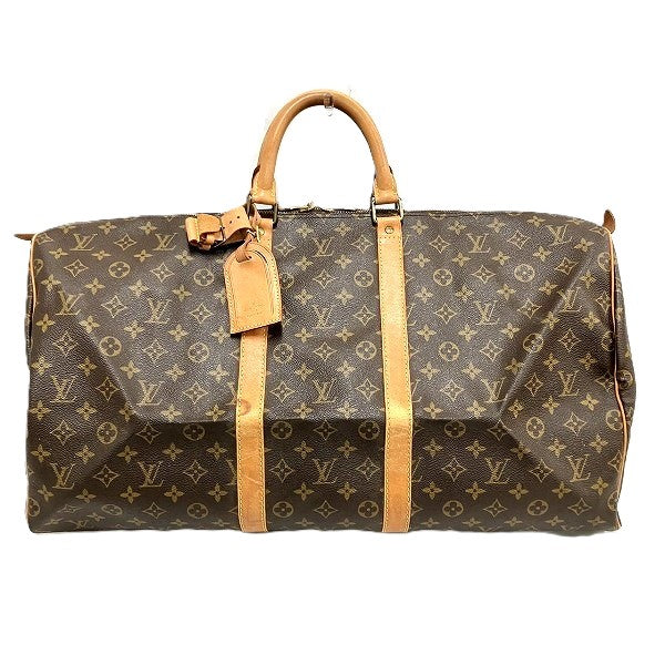 Louis Vuitton Monogram Keepall 55 Boston Bag M41424 in Good Condition