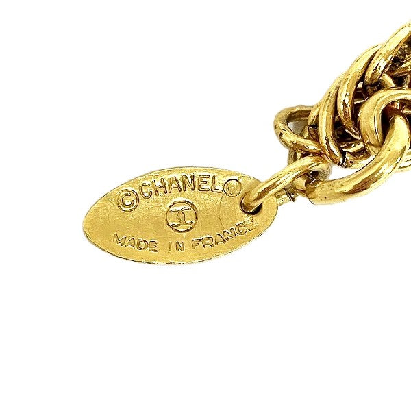 Chanel Vintage Double Chain Pendant Necklace