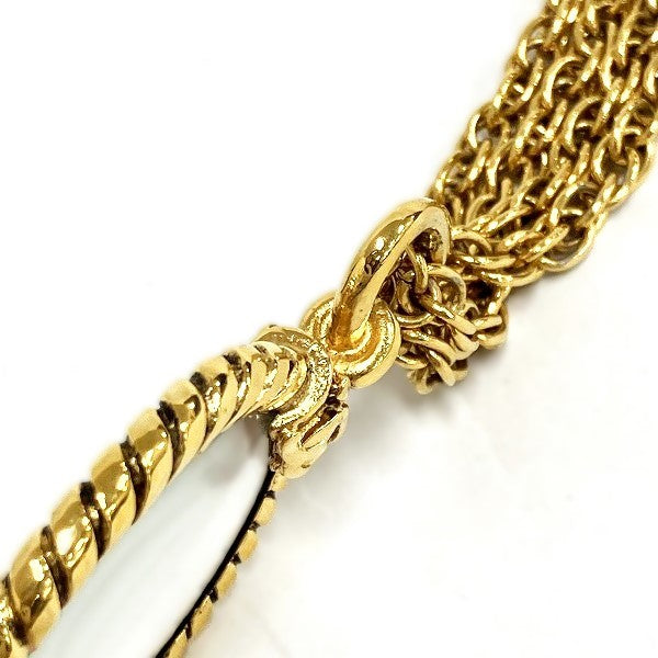 Chanel Vintage Double Chain Pendant Necklace