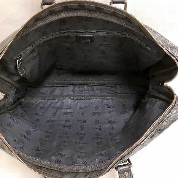 Gucci GG Imprime Briefcase 201480 Black in Good Condition