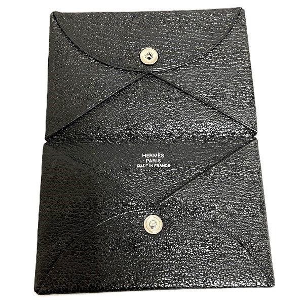 Hermes Calvi Leather Card Case