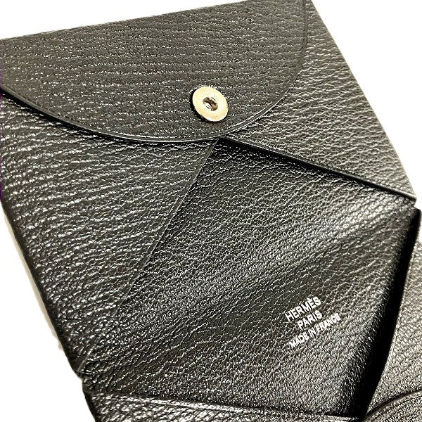 Hermes Calvi Leather Card Case