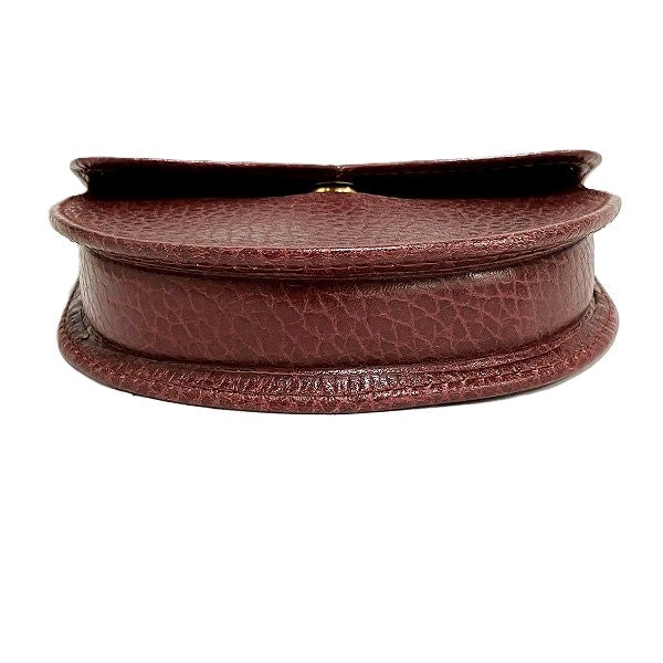 Cartier Must Line Bordeaux Leather Coin Case