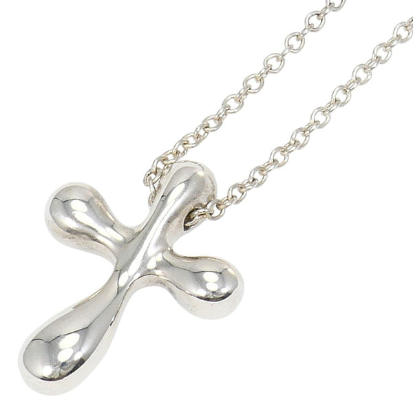 TIFFANY&Co. Small Cross Silver Necklace
