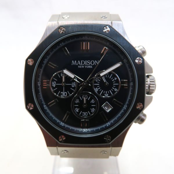 Madison New York Quartz Watch MA011003 in Great Condition