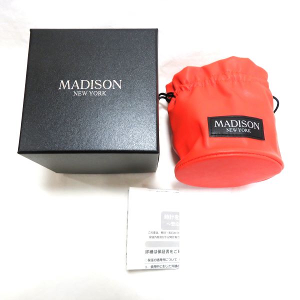 Madison New York Quartz Watch MA011003 in Great Condition