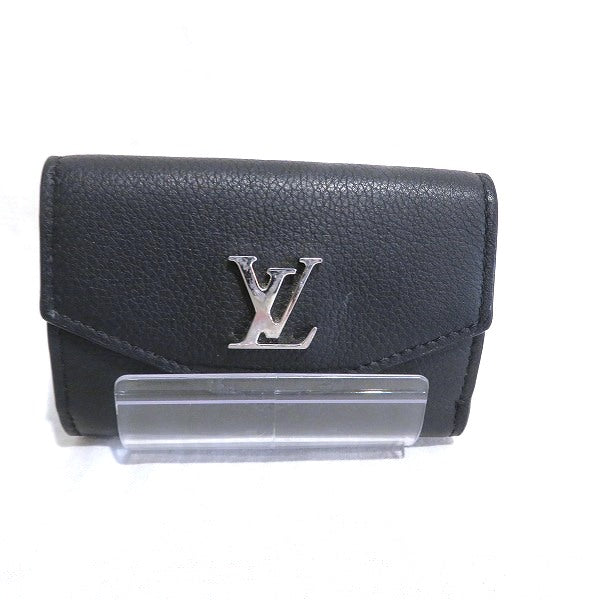 Louis Vuitton Portefeuille Lock Mini Leather Short Wallet M63921 in Good condition