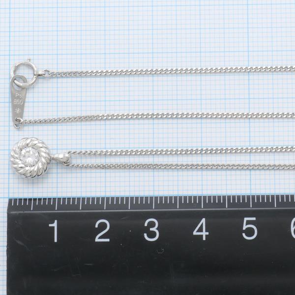 PT900 Platinum PT850 Diamond Necklace 0.318 SI2