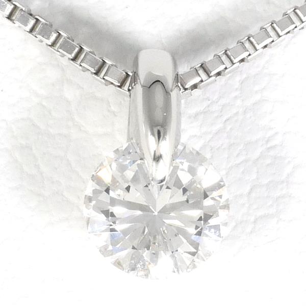 Platinum PT850 Diamond Necklace 0.37ct in Excellent Condition