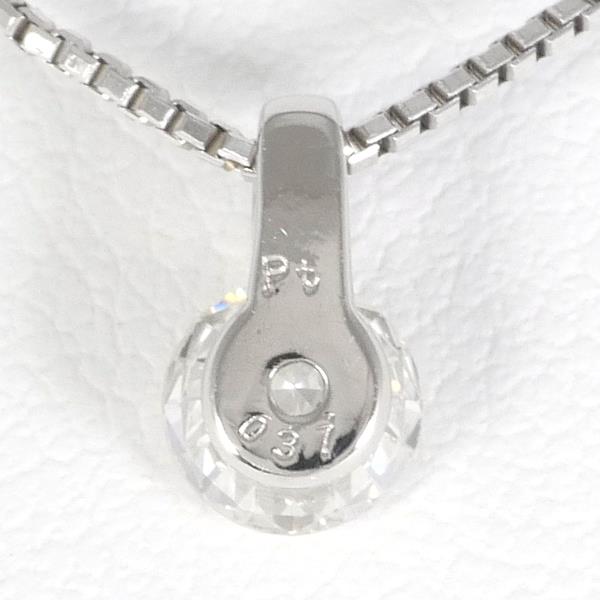 Platinum PT850 Diamond Necklace 0.37ct in Excellent Condition