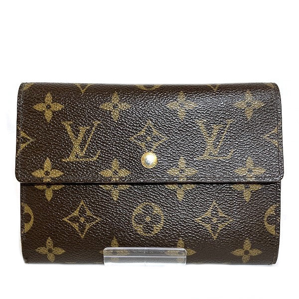 Louis Vuitton Monogram Porte Tresor Etui Chequier M61200 Wallet in Good Condition