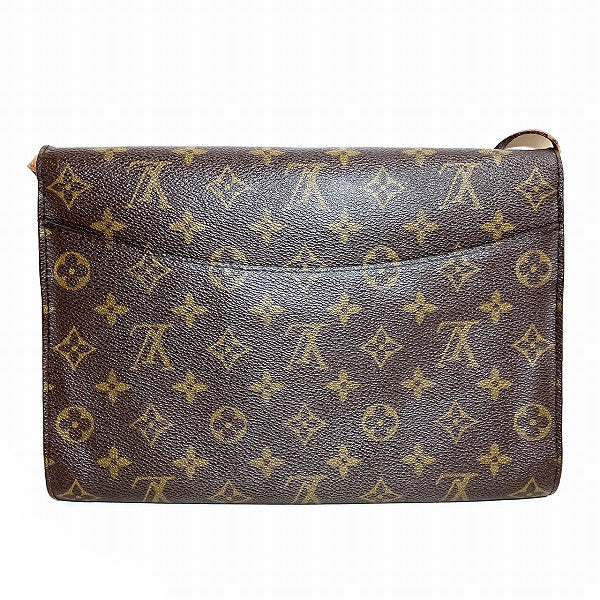 Louis Vuitton Monogram Bordeaux Clutch Bag M51797 in Fair Condition