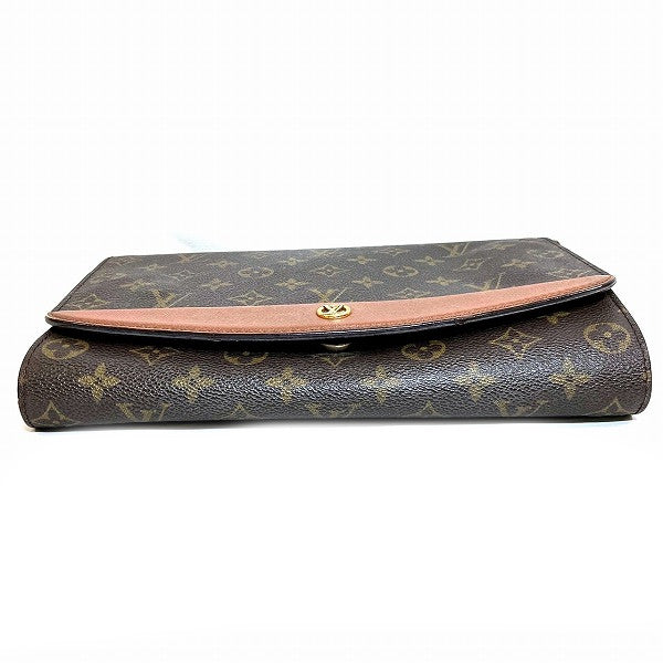 Louis Vuitton Monogram Bordeaux Clutch Bag M51797 in Fair Condition