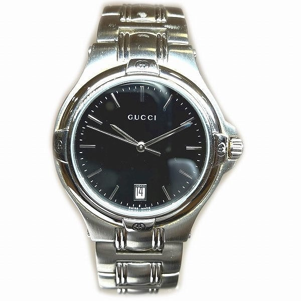 Gucci 9040M Quartz Black Dial Watch