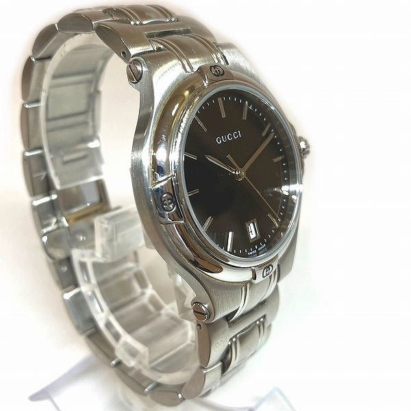 Gucci 9040M Quartz Black Dial Watch