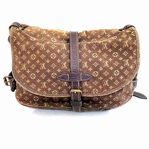 Louis Vuitton Monogram Mini Lin Saumur 30 Bag