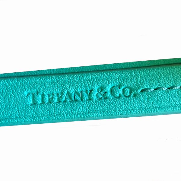 Tiffany & Co Leather Flower Bag Charm Keychain