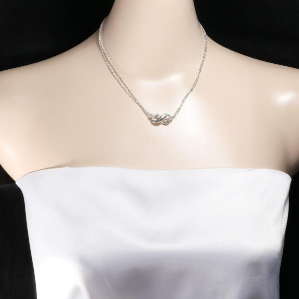 Tiffany & Co Infinity Silver Necklace in Pristine Condition