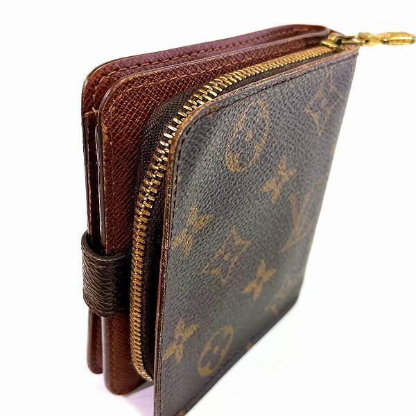 Louis Vuitton Monogram Compact Zip Wallet M61667 in Good Condition