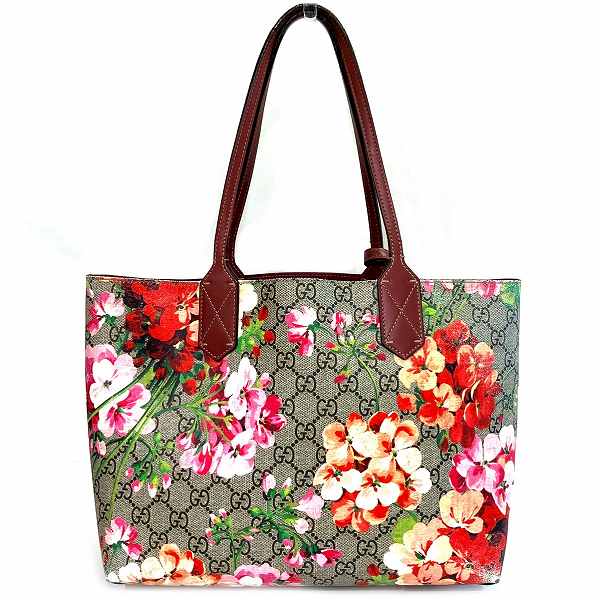 Gucci GG Blooms PVC Leather Handbag 372613