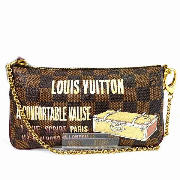 Louis Vuitton Damier Pochette Mila MM Shoulder Bag N63091 in Good Condition