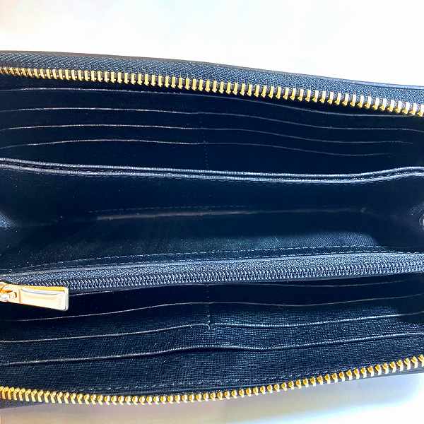 Furla Leather Zippy Wallet Black