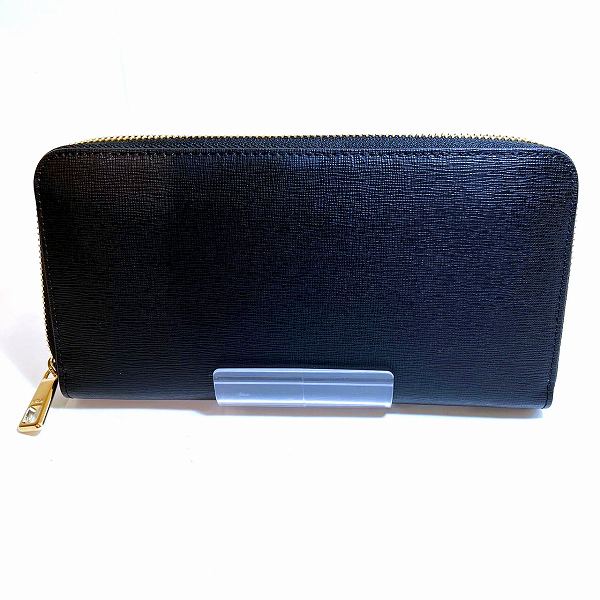 Furla Leather Zippy Wallet Black