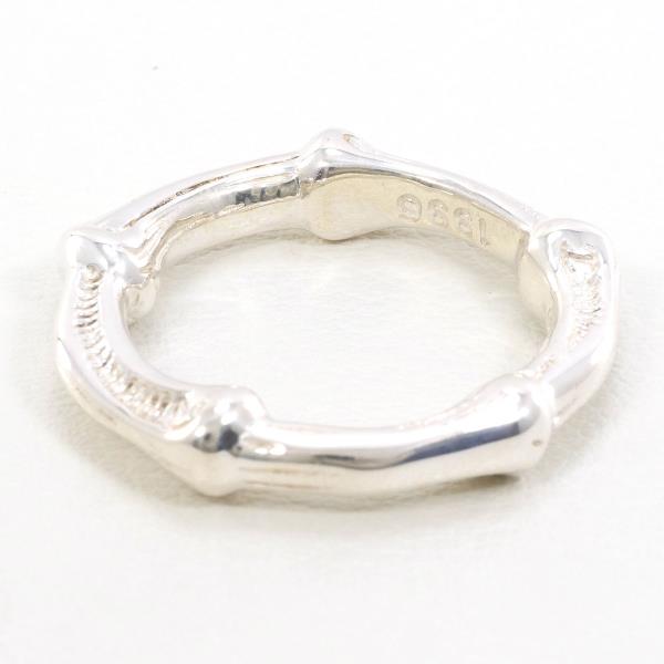 Tiffany & Co Bamboo Silver Ring 9.5 in Excellent Condition