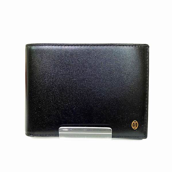 Cartier Must Line Leather Bifold Wallet FL188578 in Great Condition