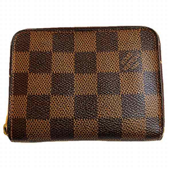 Louis Vuitton Damier Zippy Coin Purse N63070 in Good Condition