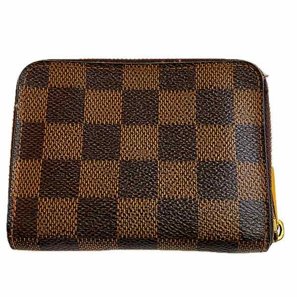 Louis Vuitton Damier Zippy Coin Purse N63070 in Good Condition