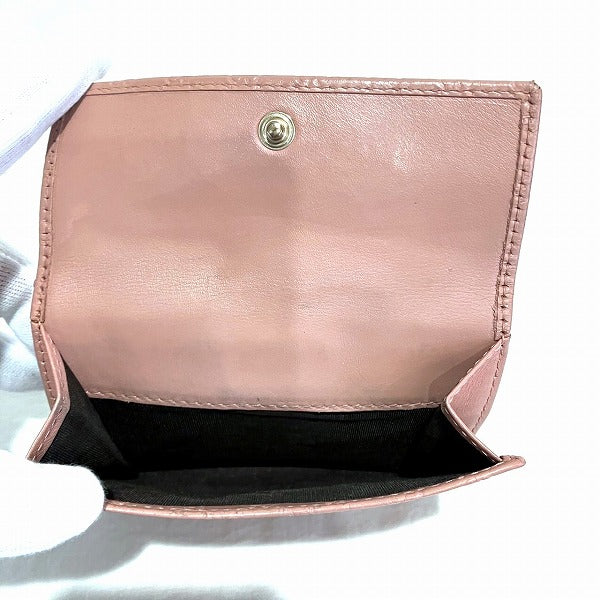 Gucci Microguccissima Pink Leather Wallet