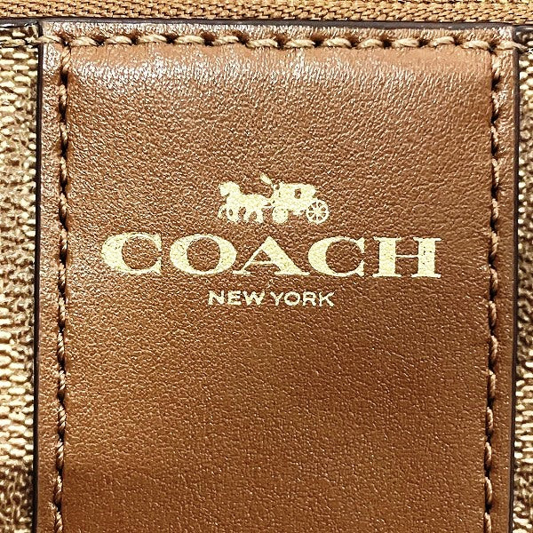 Coach Signature PVC Leather Pouch F58035