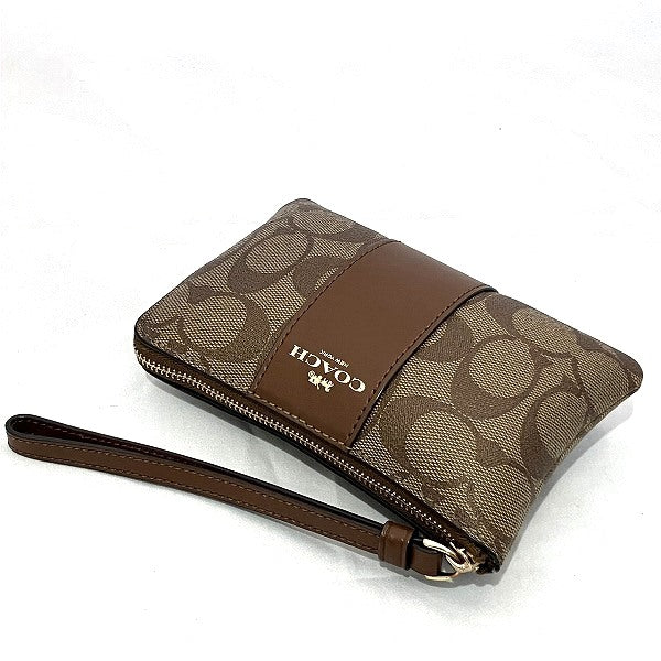 Coach Signature PVC Leather Pouch F58035