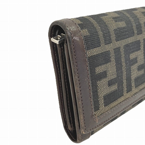 Fendi Zucca Pattern Compact Wallet