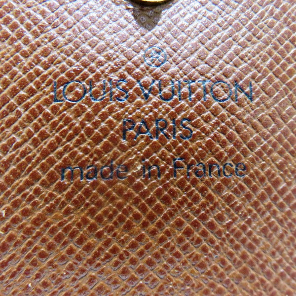 Louis Vuitton Monogram Portomone Bie Tresor Wallet M61730 in Good Condition