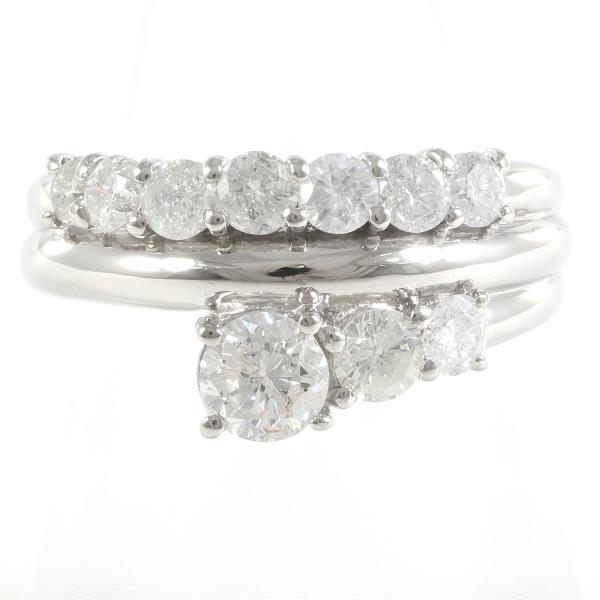 PT900 Platinum Diamond Ring 14