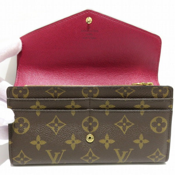 Louis Vuitton Monogram Portefeuille Sarah Long Wallet M62234 in Good Condition