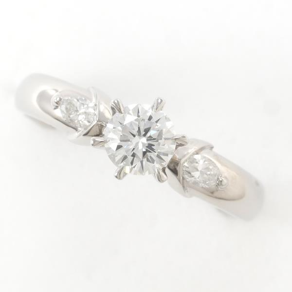 PT900 Platinum Diamond Ring 11号 in Excellent Condition