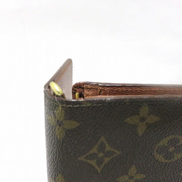 Louis Vuitton Monogram Portomone Bie Tresor Bifold Wallet M61730 in Fair Condition