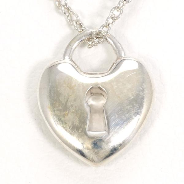 Tiffany & Co Silver Lock Heart Necklace