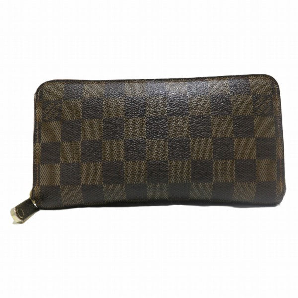 Louis Vuitton Damier Zippy Wallet N60015 Long Wallet in Fair Condition