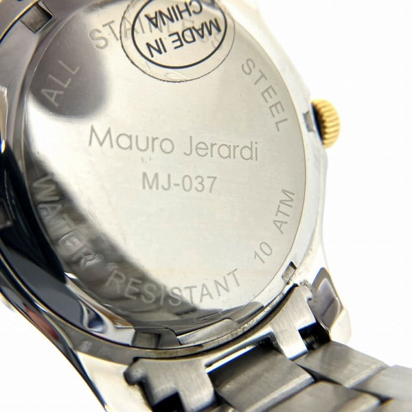 Mauro Jerardi MJ-037 Solar Men's Watch Stainless Steel in Great Condition