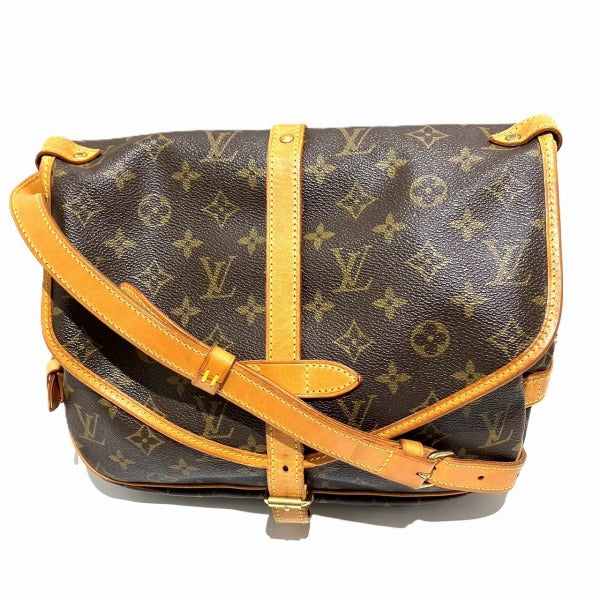 Louis Vuitton Monogram Saumur 30 Shoulder Bag M42256 in Good Condition