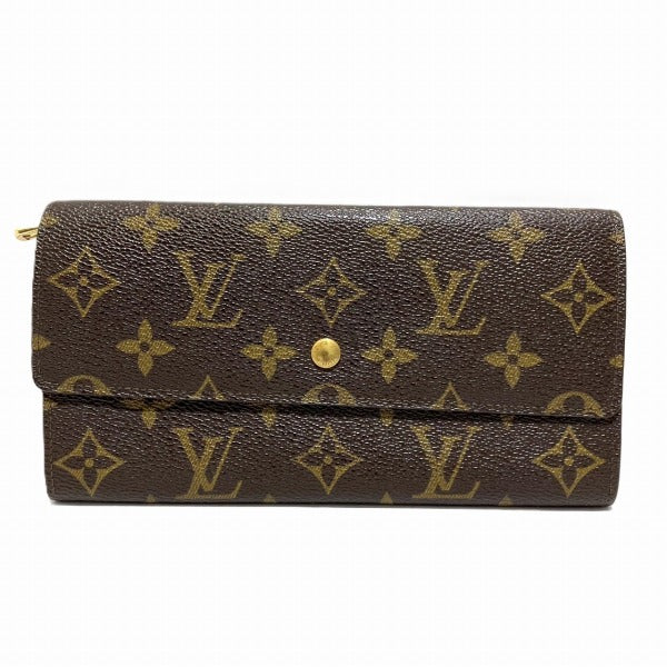 Louis Vuitton Monogram Portefeuille Sarah Wallet M617134 in Fair Condition