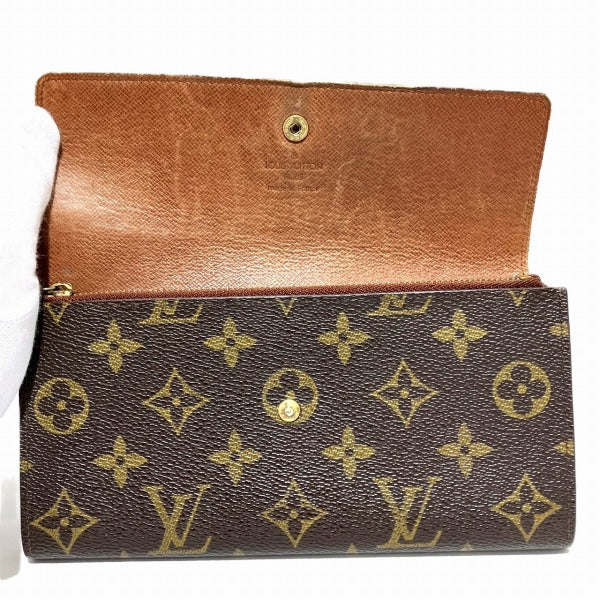 Louis Vuitton Monogram Portefeuille Sarah Wallet M617134 in Fair Condition